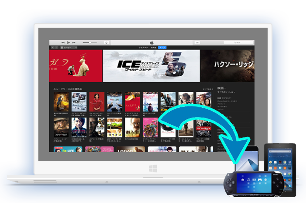 iTunes M4V変換ソフト Windows