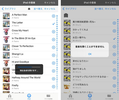 Cutecutに音楽とApple Musicの曲を追加