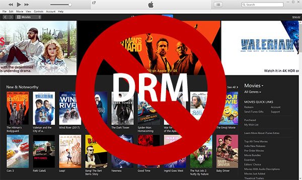 iTunesムービー DRM保護