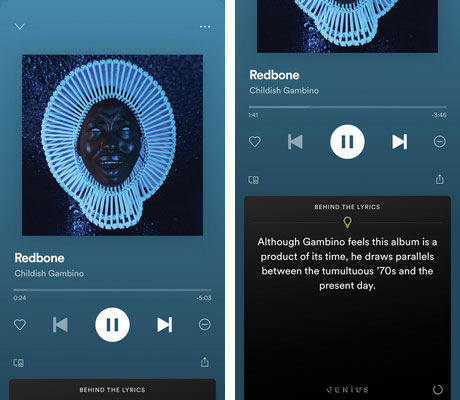 Spotify Behind The Lyrics